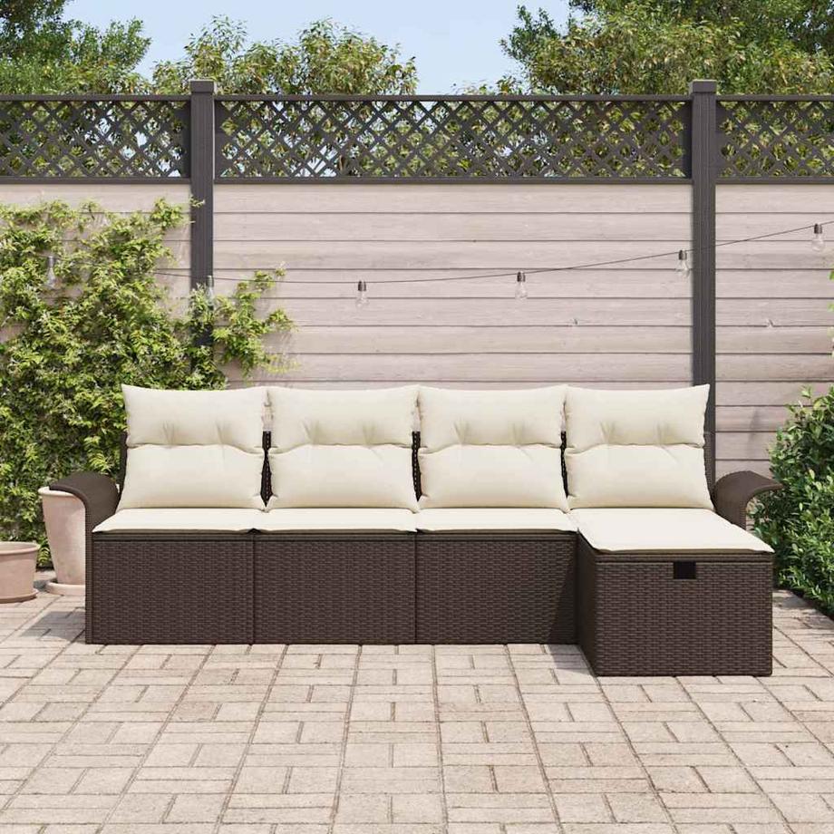 VidaXL Ensembles de canapés de jardin poly rattan  