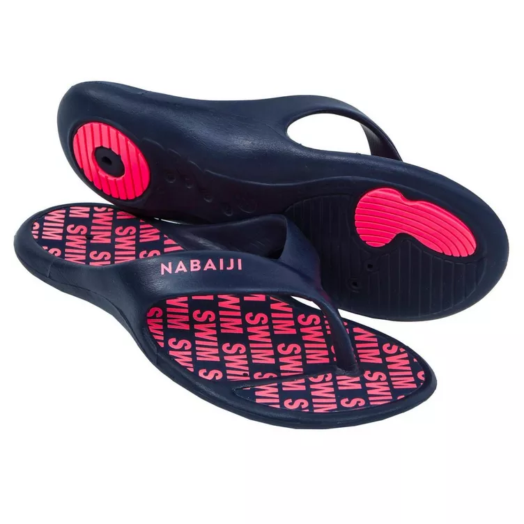 NABAIJI Zehensandalen Tonga 500 Print Diag Damen marineblauonline kaufen MANOR