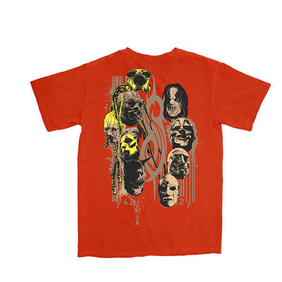 Slipknot  T-ShirtMotiftyle Logo Et Éclaboussures 