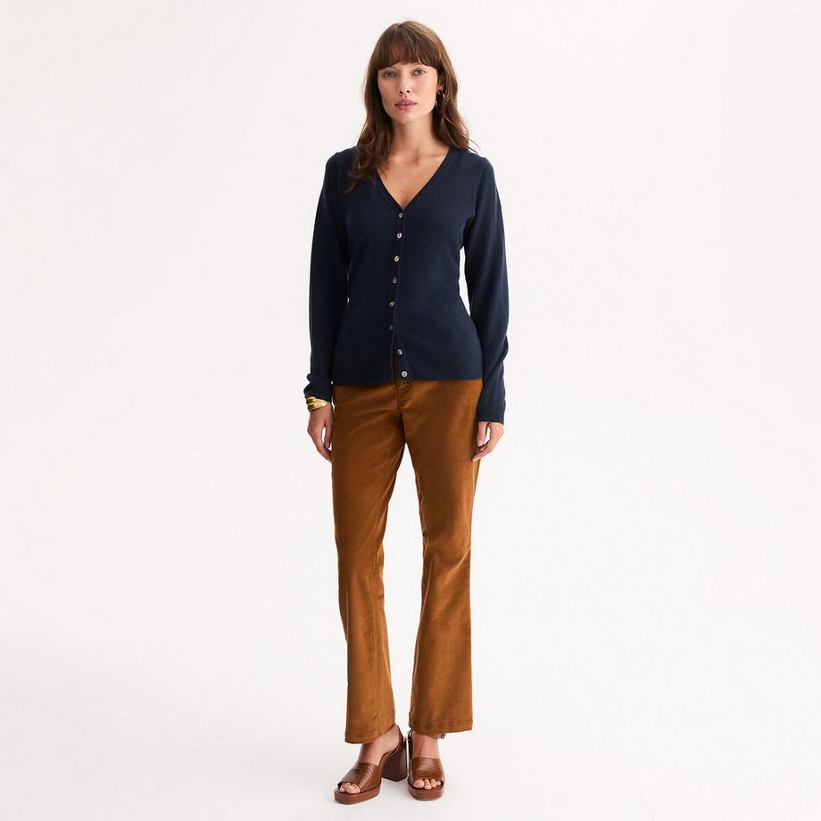 La Redoute Collections Gilet Col V en Fine Maille  