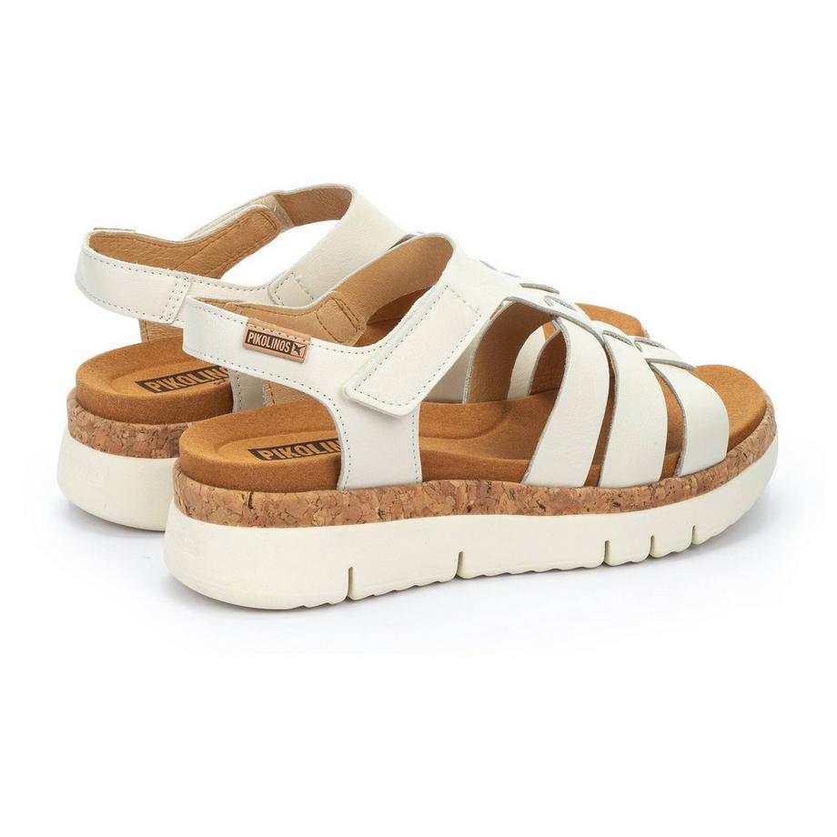 Pikolinos Palma Leder Plateau Sandalen  