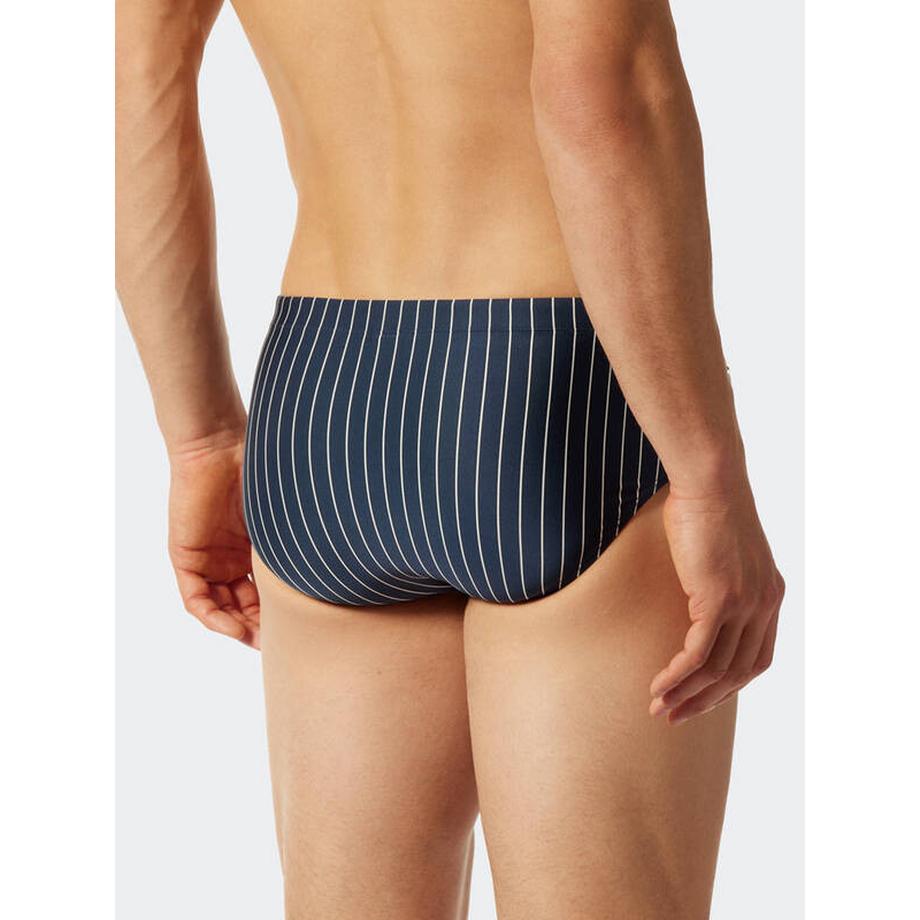 Schiesser Aqua Slip da Bagno a Righe  