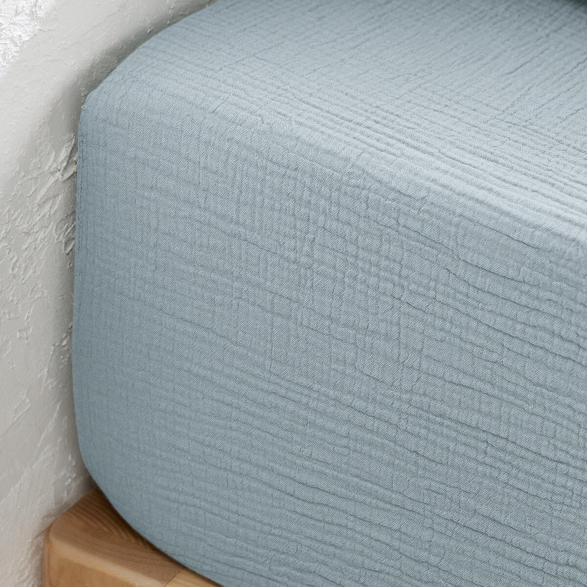 La Redoute Intérieurs Lenzuolo con angoli Kumla in mussola di cotone  