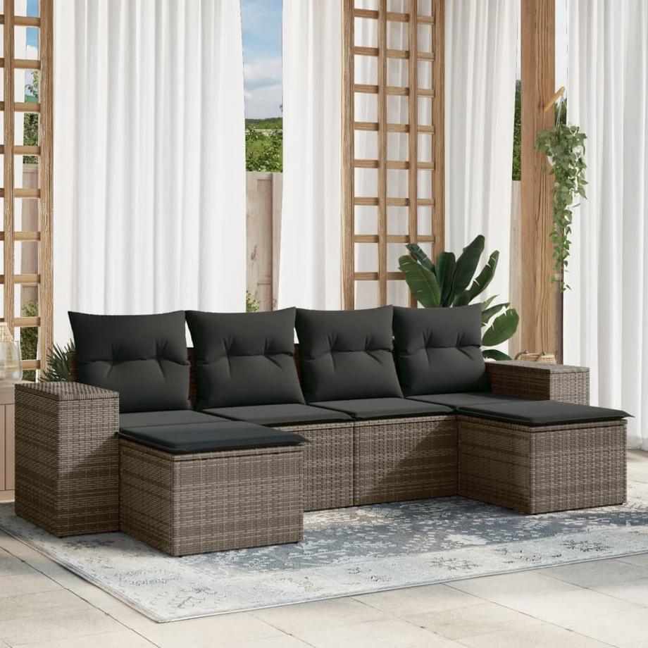VidaXL Garten sofagarnitur poly-rattan  