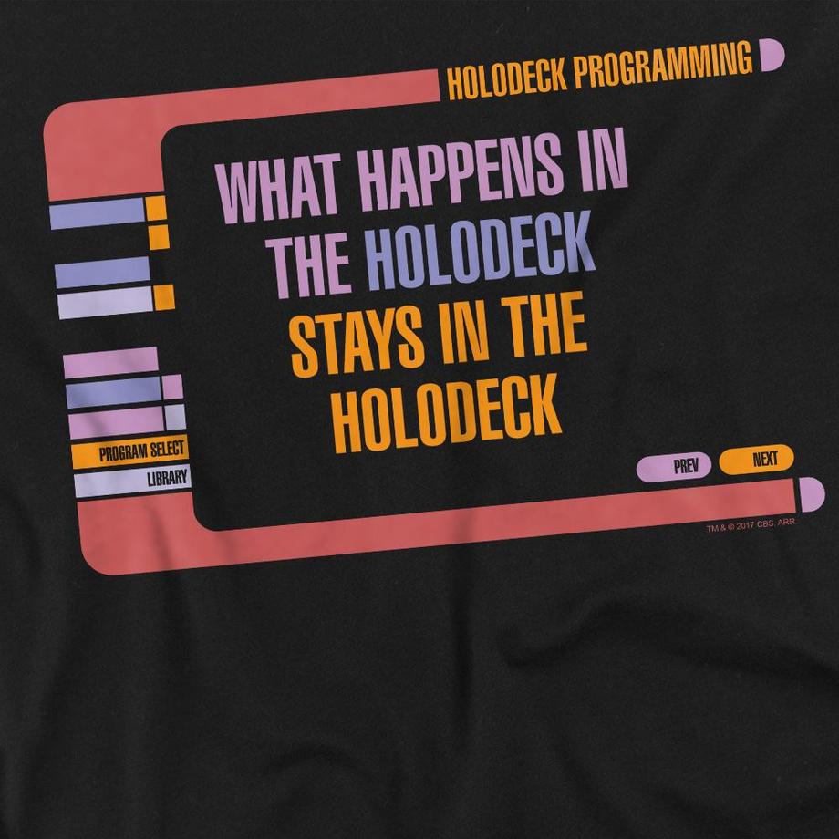Star Trek Holodeck Secrets T-Shirt Maniche Lunghe  