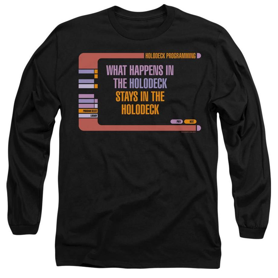 Star Trek Holodeck Secrets T-Shirt Maniche Lunghe  