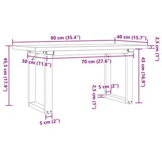 VidaXL Couchtisch kiefernholz  