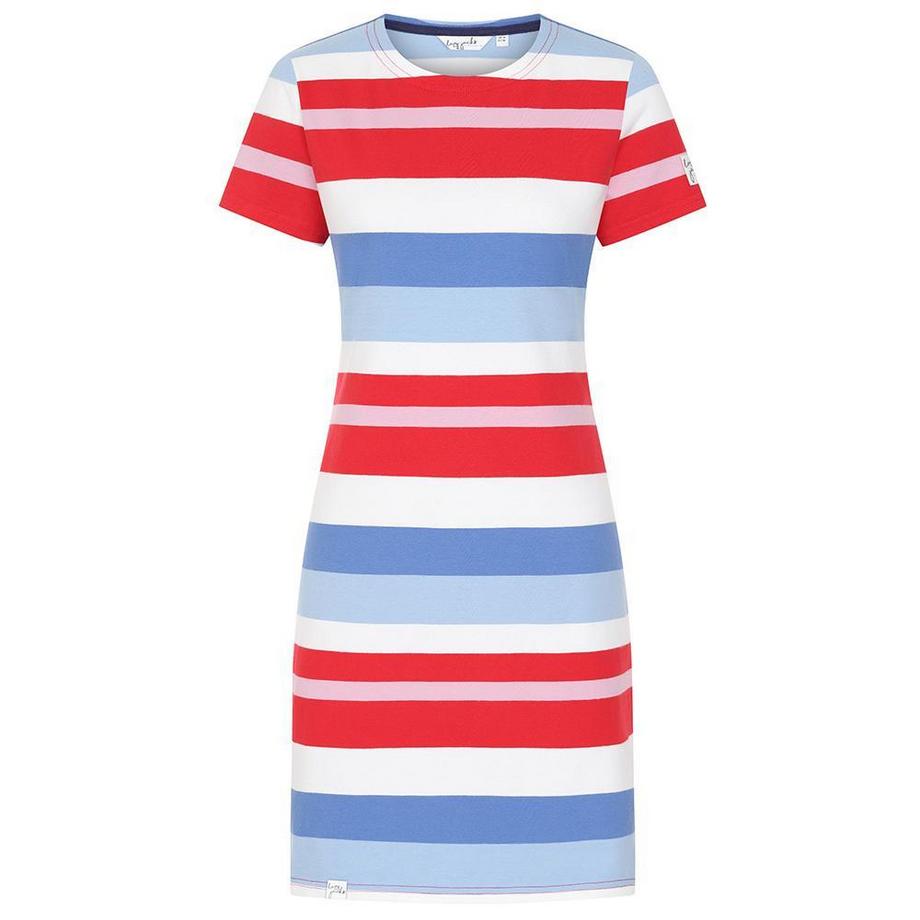 Lazy Jacks Gestreiftes T-Shirt Kleid  