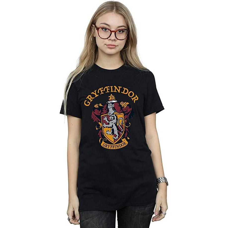 HARRY-POTTER Gryffindor Wappen Kurzarm T-Shirt  