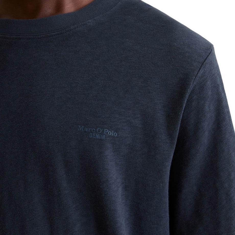Marc O'Polo Denim T-shirt  Pack de 1 Confortable à porter-T-Shirt, SSL, Logo Print, Reg  