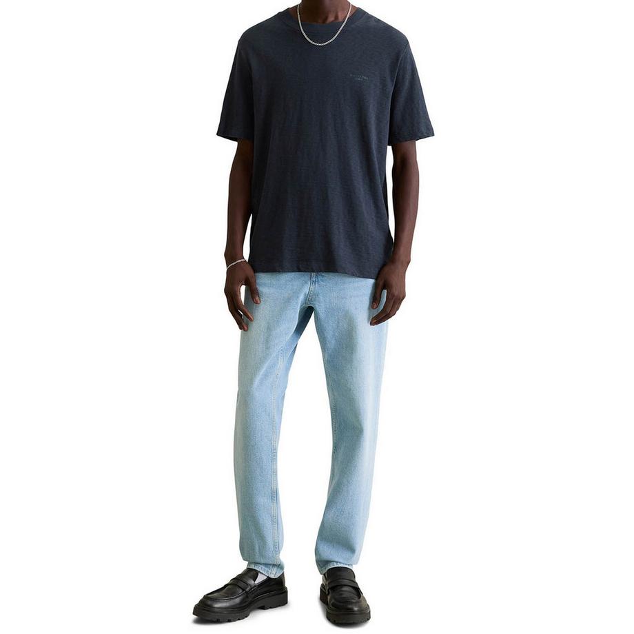 Marc O'Polo Denim T-shirt  Pack de 1 Confortable à porter-T-Shirt, SSL, Logo Print, Reg  