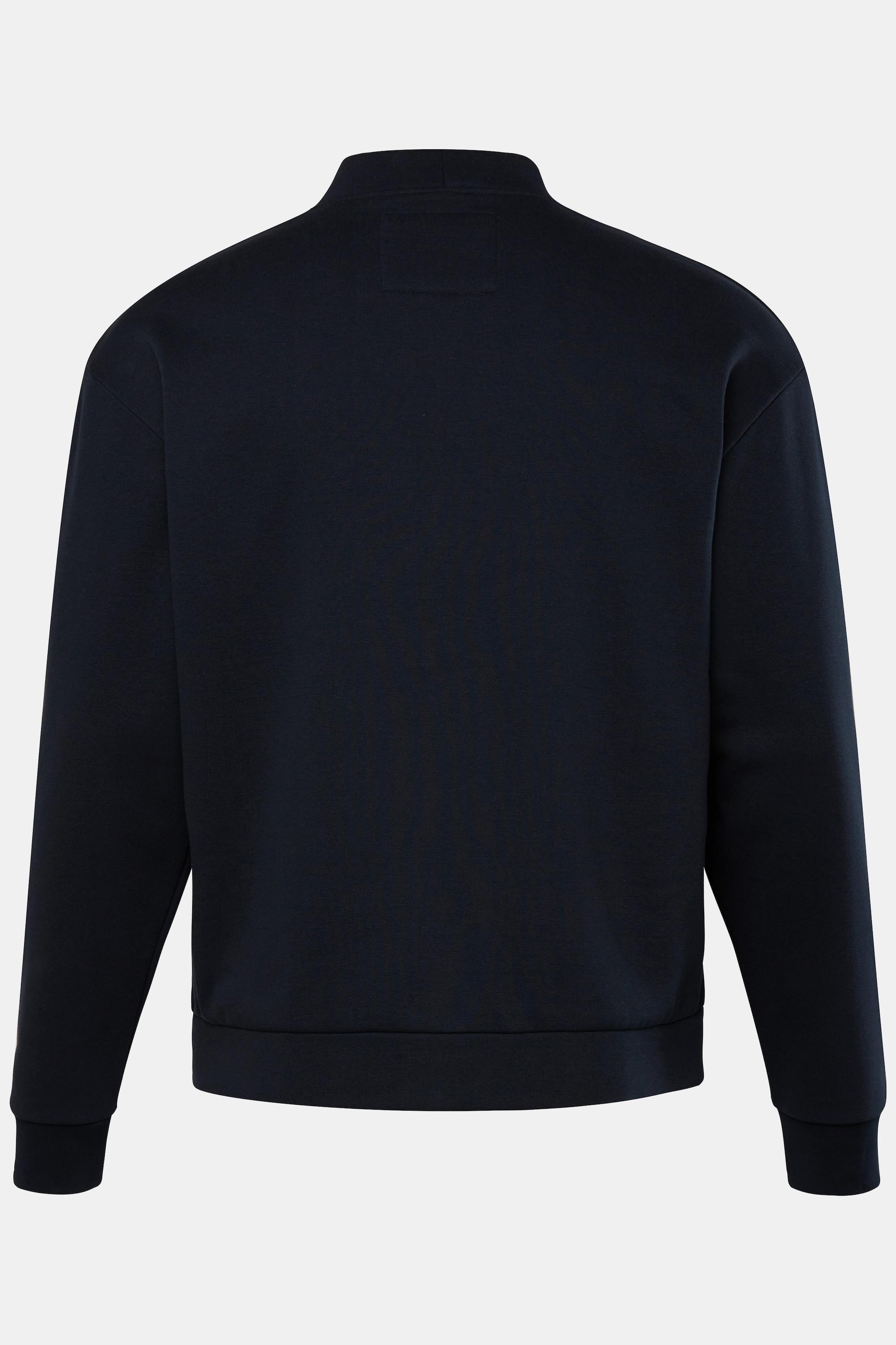 Sthuge Giacca di felpa Scollo a V Ricamo sul petto  