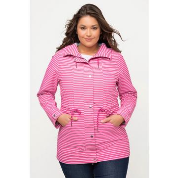 Giacca funzionale e impermeabile HYPRAR con righe e cappuccio