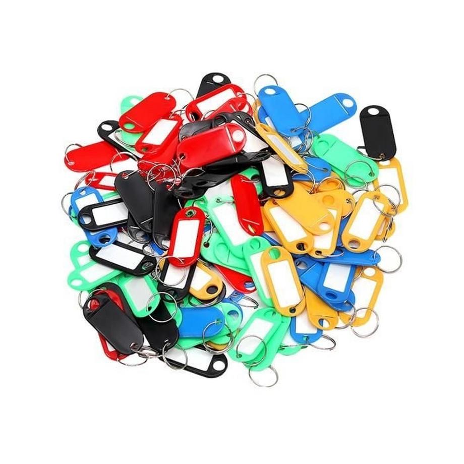 Malatec  Set di portachiavi/identificatori per chiavi 100 pz 