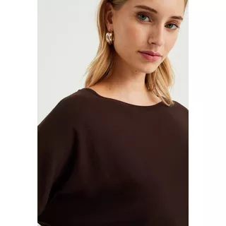 WE Fashion  Robe Finement Tricotée Femme 