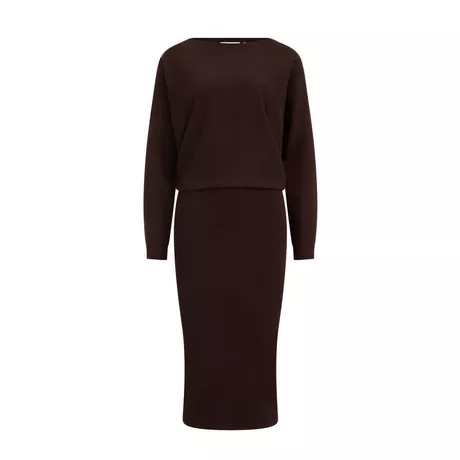 WE Fashion  Robe Finement Tricotée Femme 