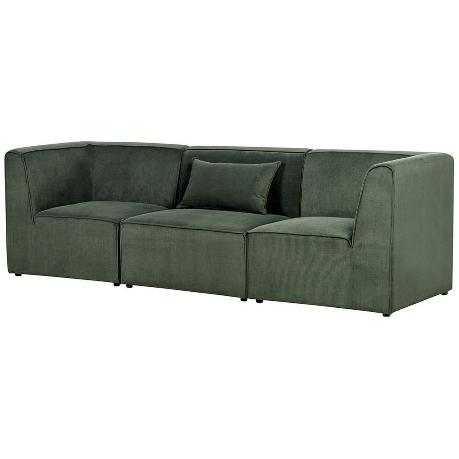 Beliani 3 Sitzer Sofa aus Cord  LEMVIG  
