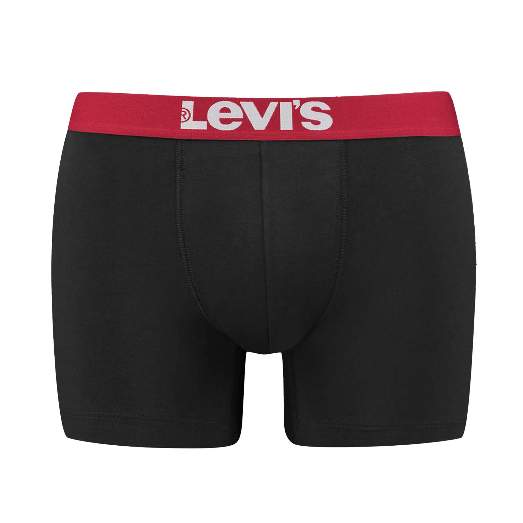 Levis Stretch Solid Basic Boxer Brief Confezione da 4  
