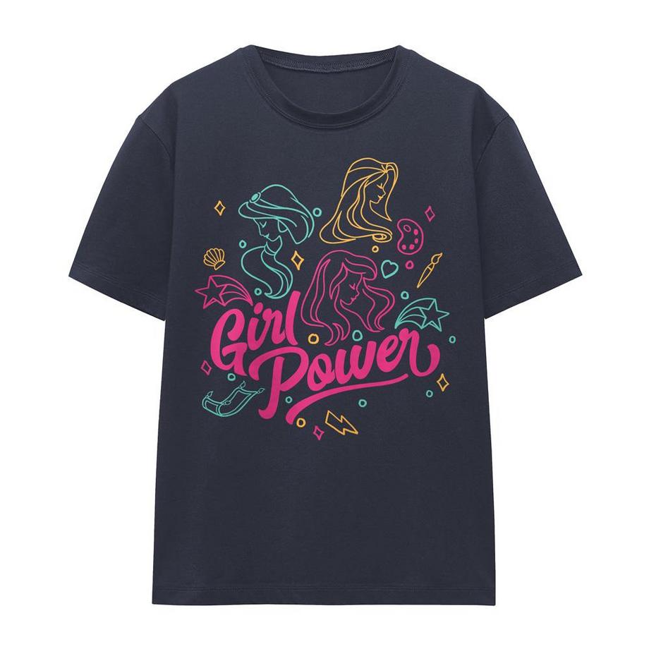 T-ShirtMotif Jasmine, Raiponce Et Ariel Motiftyle Dessin Au Trait