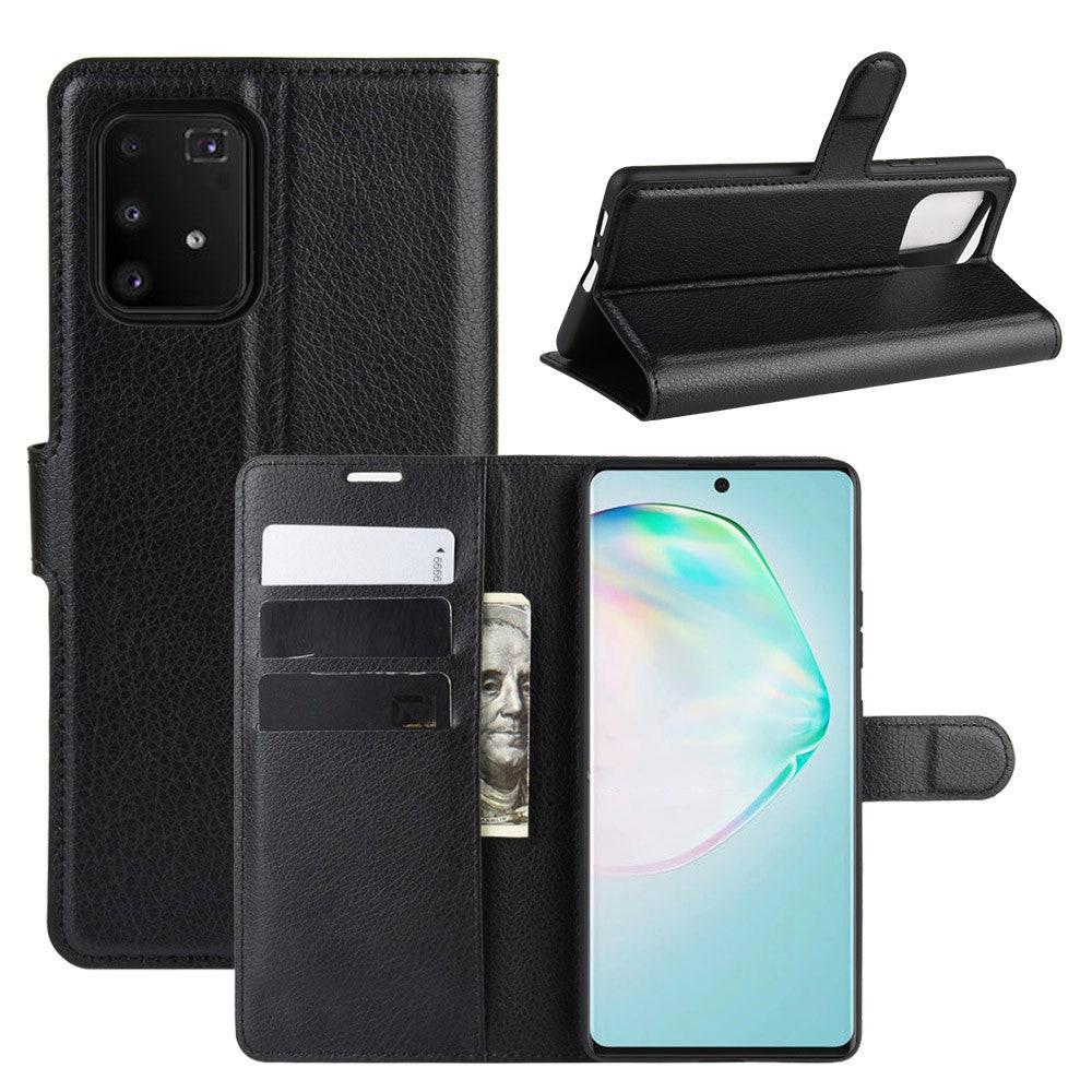 Cover-Discount  Galaxy S10 Lite - Etui en cuir coque noir 