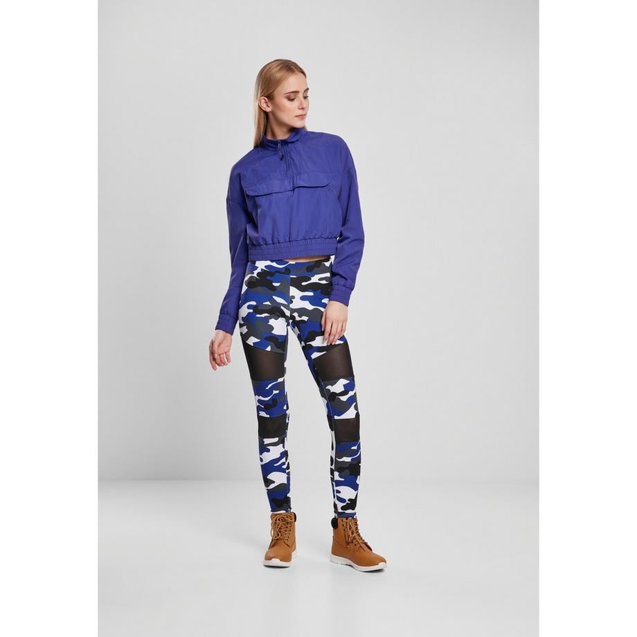 URBAN CLASSICS Giacca Cropped Crinkle Nylon  