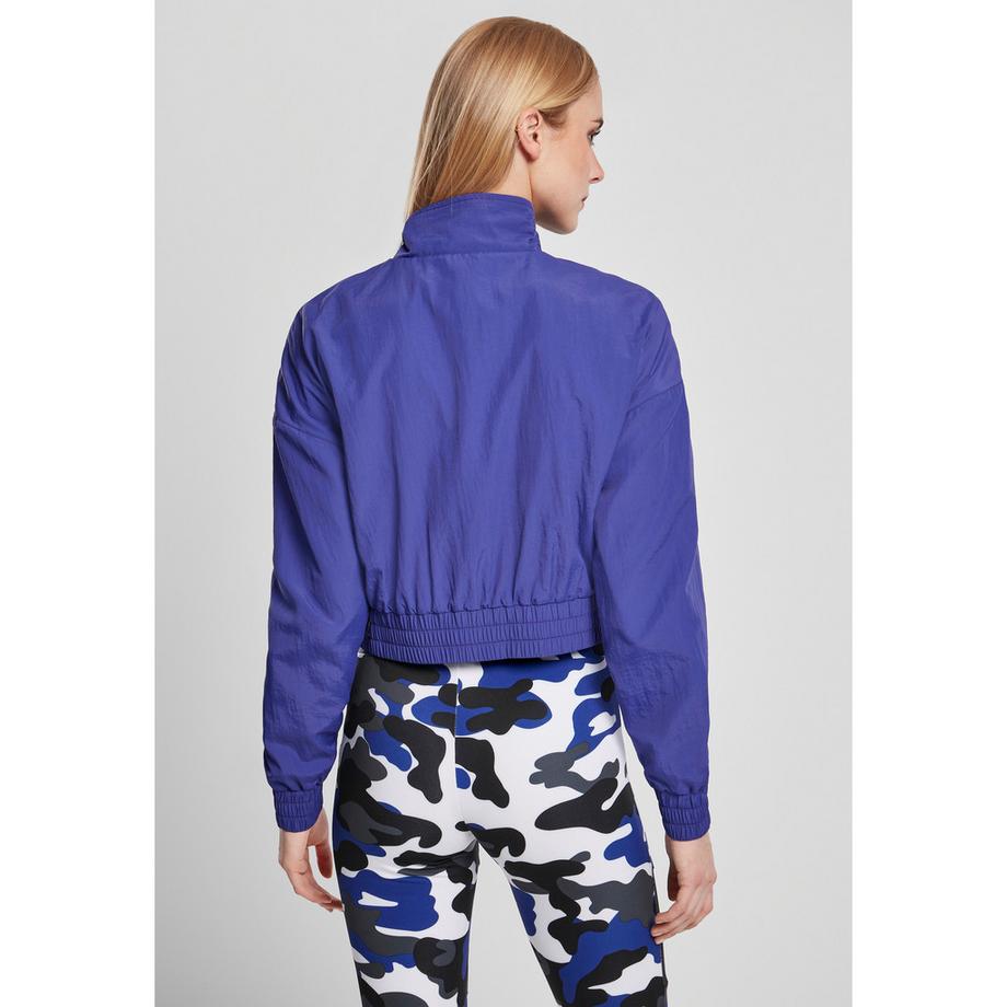 URBAN CLASSICS Giacca Cropped Crinkle Nylon  