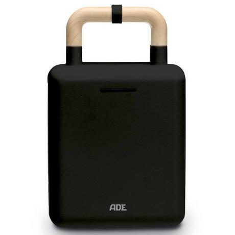 ADE Waffeleisen Schwarz  