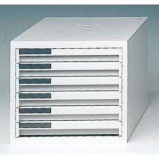 Styro boîte à tiroirs de bureau, blanc  