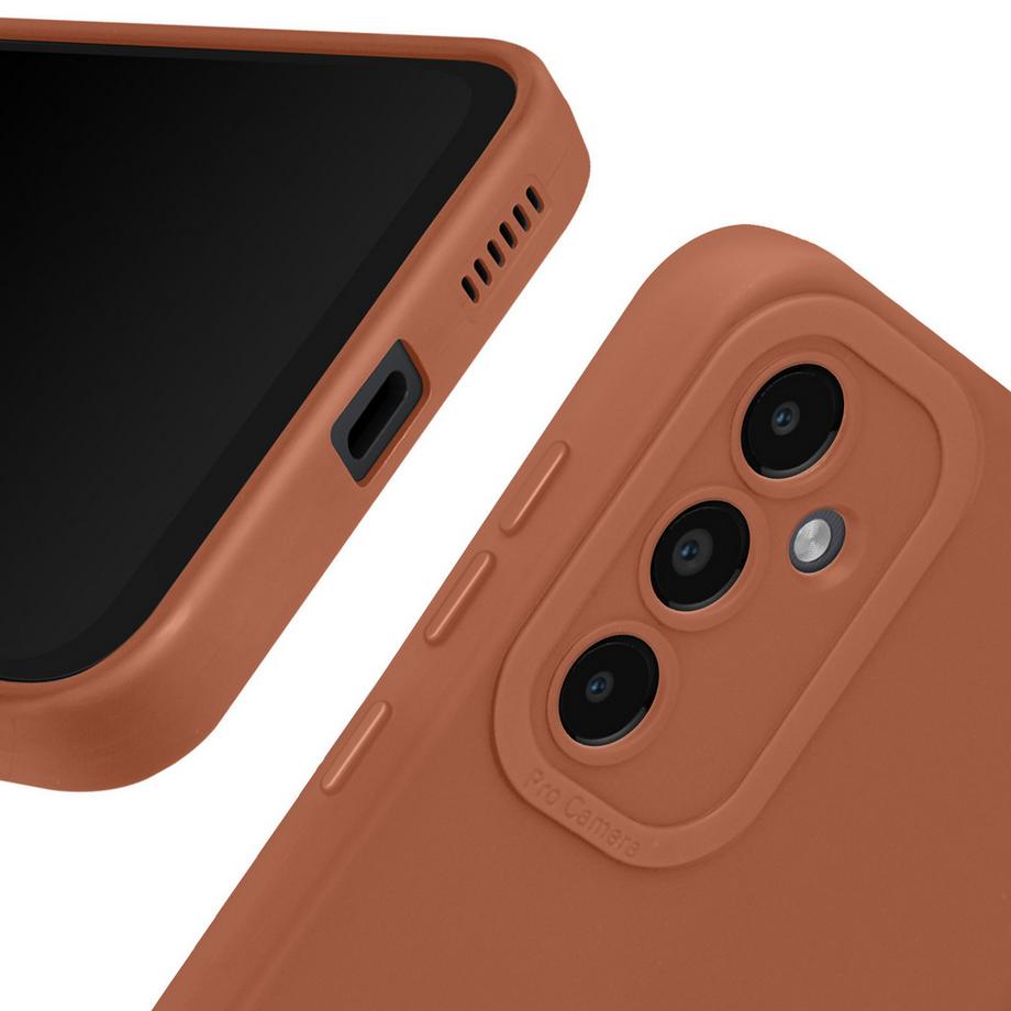 Avizar  Weiche Hülle Samsung S23 FE Braun 