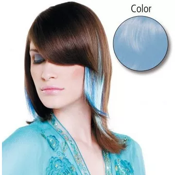 Straight Fantasy 45cm sky blue 10 Stück Echthaar