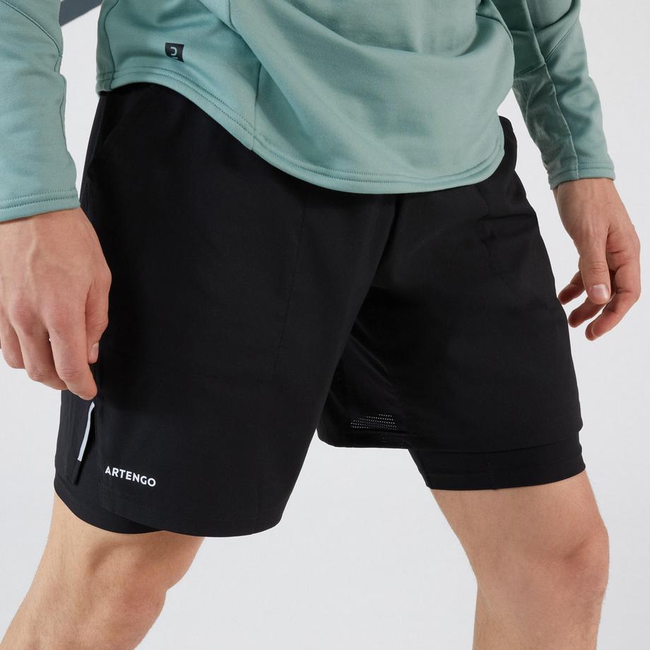ARTENGO  Short uomo 2 in 1 Thermic sintetico 
