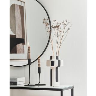 Beliani Vase à fleurs en Grès Moderne ESCOLAR  