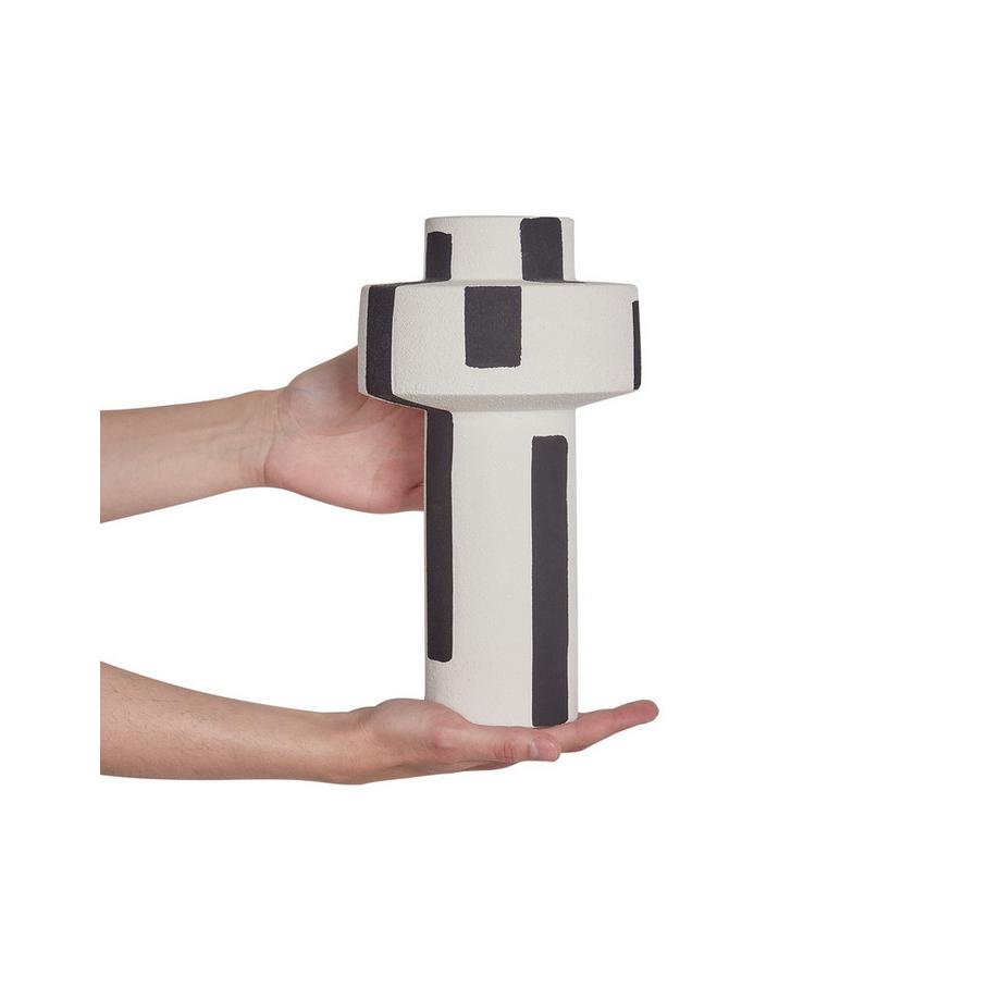 Beliani Vaso da fiori en Gres porcellanato Moderno ESCOLAR  