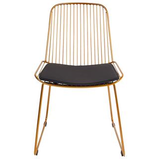 Beliani Esszimmerstuhl 2er Set aus Stahl Glamourös PENSACOLA  