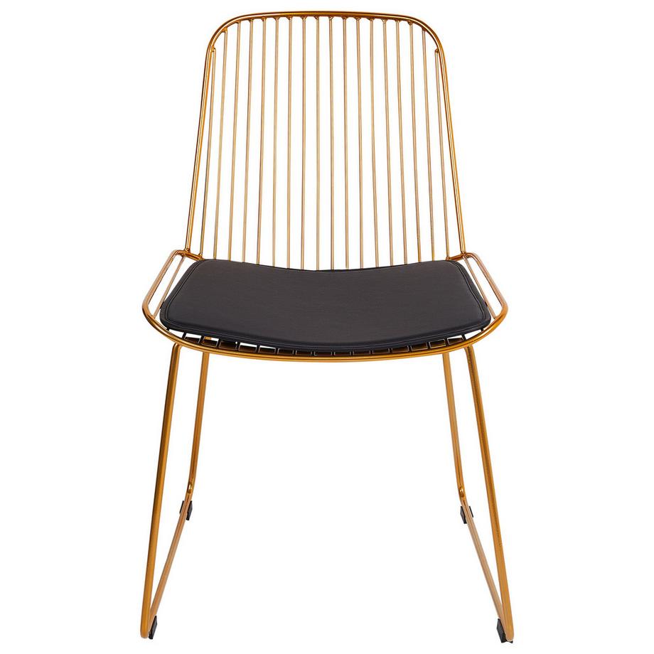 Beliani Set di 2 sedie da pranzo en Acciaio Glamour PENSACOLA  