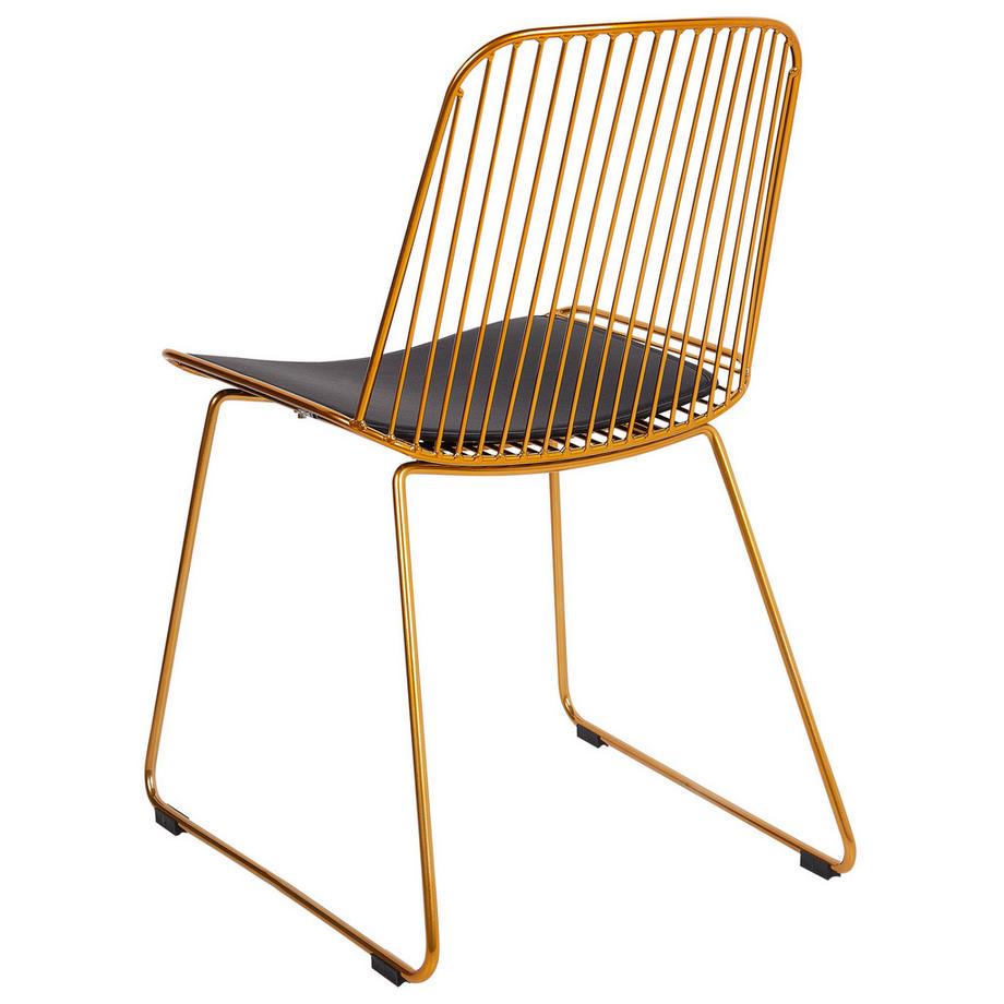 Beliani Set di 2 sedie da pranzo en Acciaio Glamour PENSACOLA  