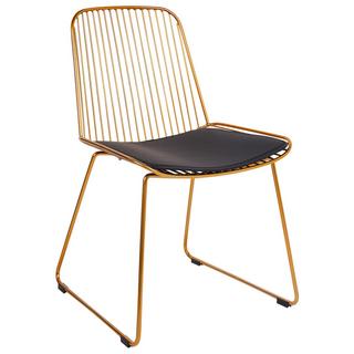 Beliani Set mit 2 Stühlen aus Stahl Glamourös PENSACOLA  