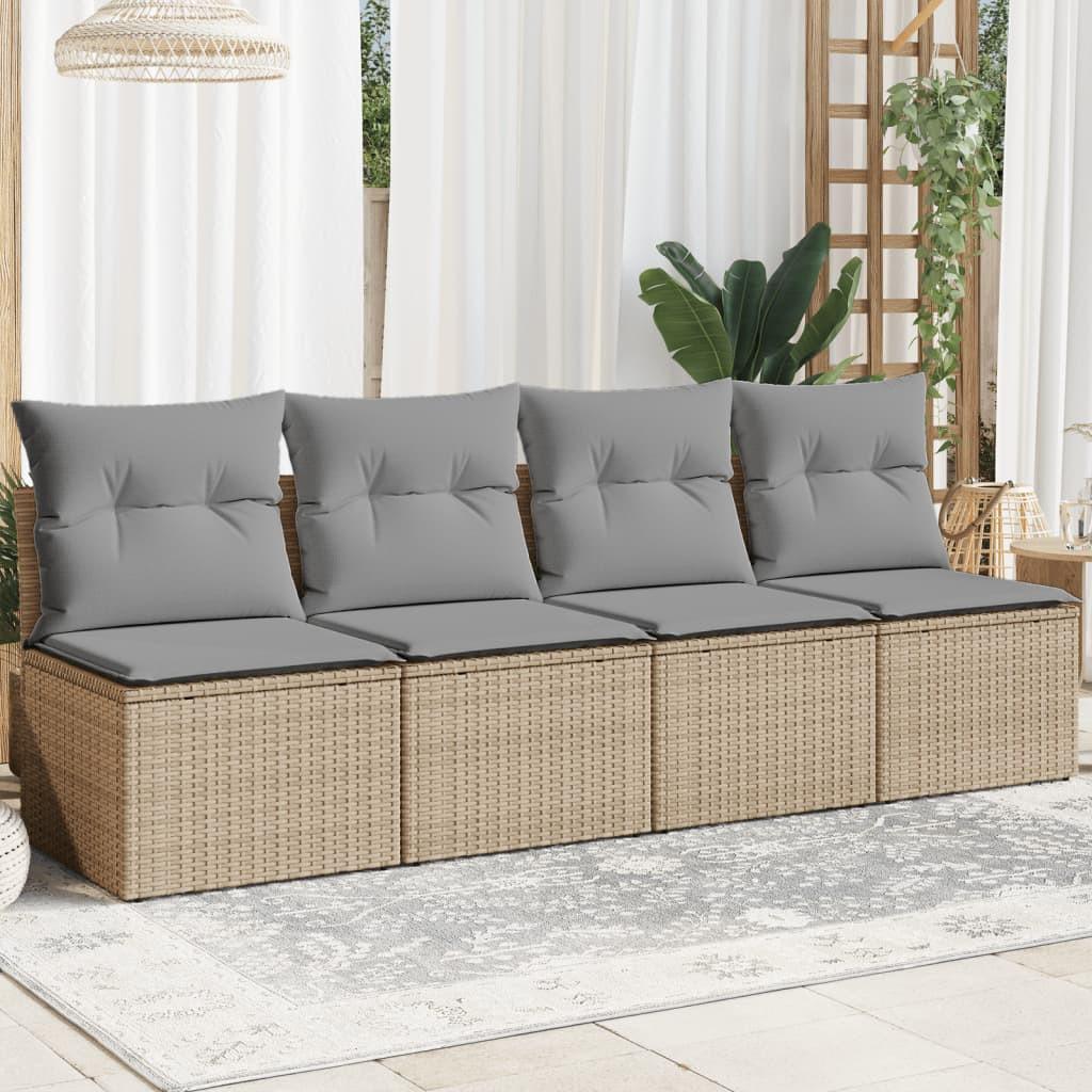 VidaXL Gartensofa poly-rattan  