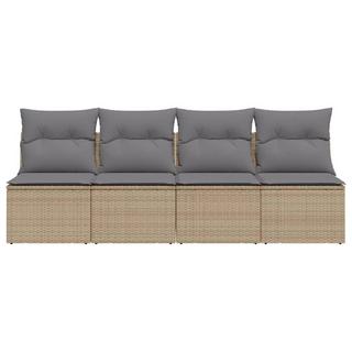 VidaXL Gartensofa poly-rattan  