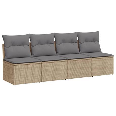 VidaXL Gartensofa poly-rattan  