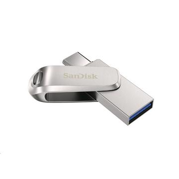 SanDisk Ultra Dual Drive Luxe unità flash USB 32 GB USB Type-A / USB Type-C 3.2 Gen 1 (3.1 Gen 1) Stainless steel