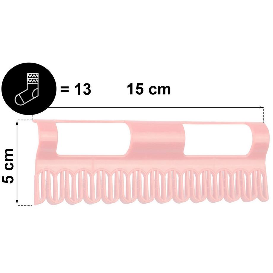 B2X  Halter für Socken für Wäschetrockner, 2er-Pack 