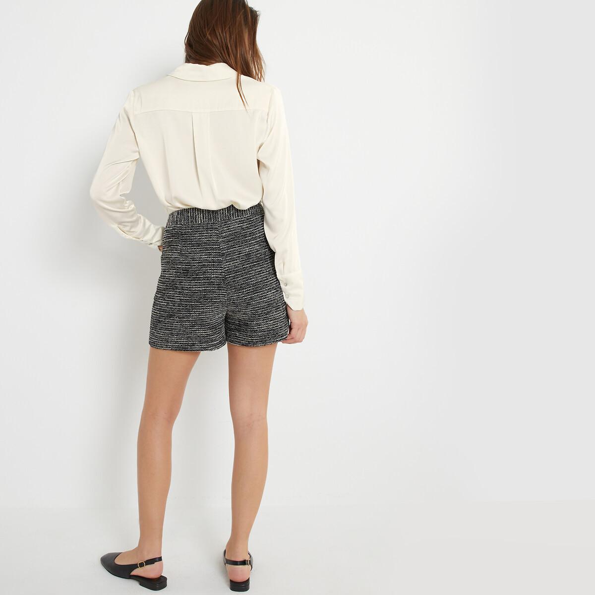 La Redoute Collections  HIgh-Waist-Shorts aus Tweed 