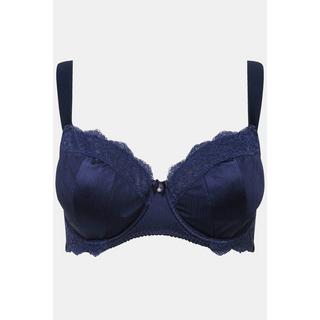 Ulla Popken Soutien-gorge à armatures sans bonnets souples Satin Dentelle  