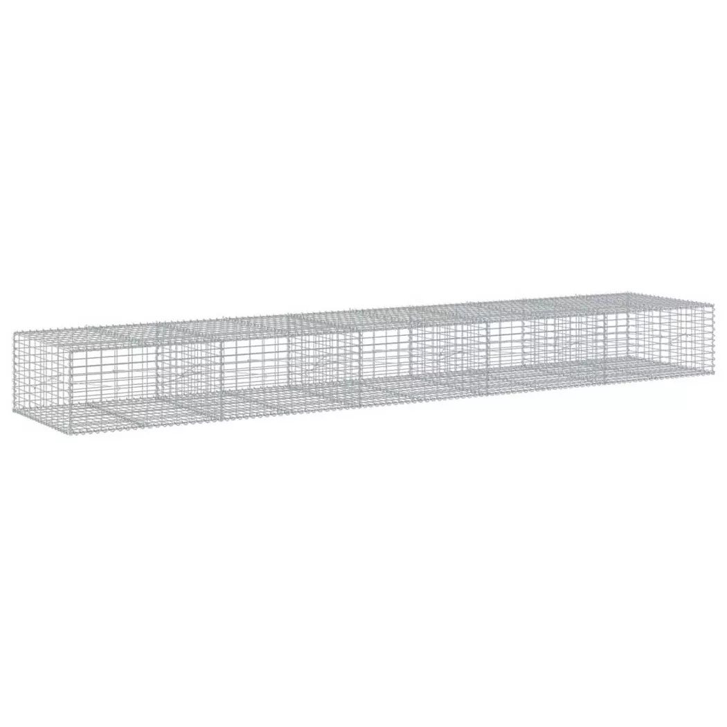 VidaXL - Panier gabion fer, One Size, Argent