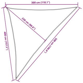 VidaXL Voile solaire  