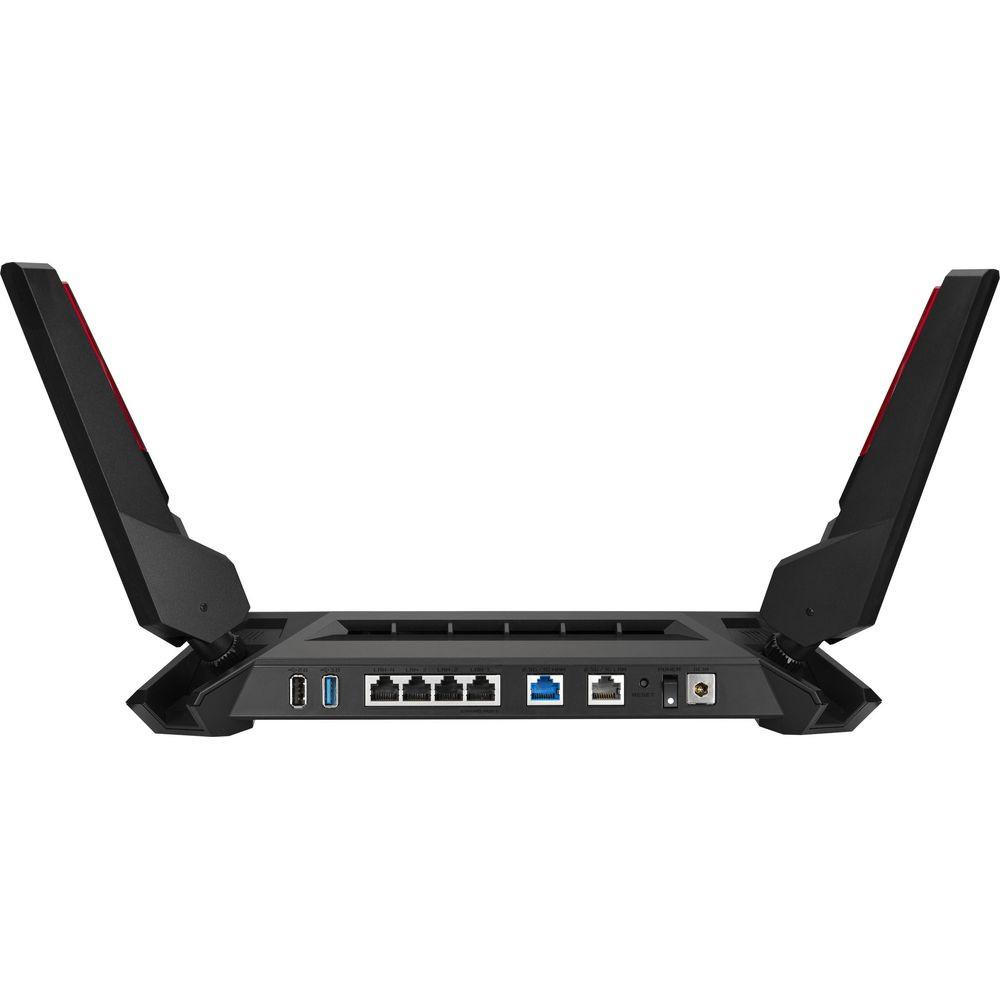 ASUS  GT-AX6000 AiMesh router wireless Gigabit Ethernet Dual-band (2.4 GHz/5 GHz) Nero 
