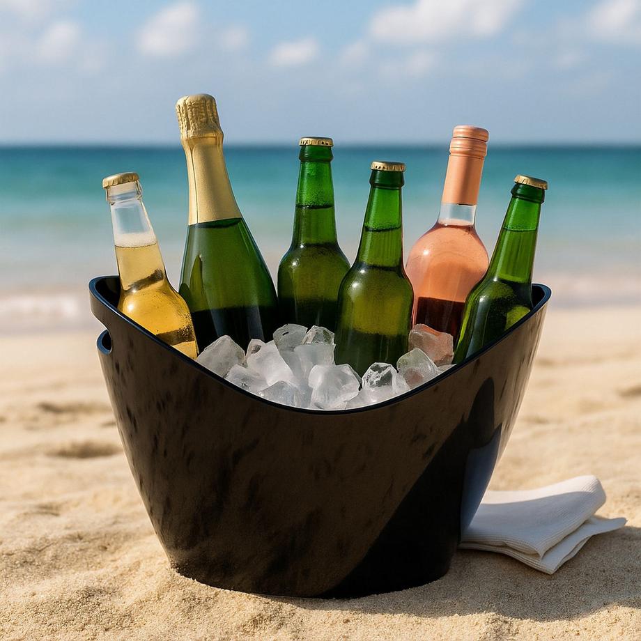 Northix Seau à glace à champagne avec poignées  