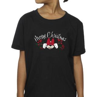 Disney  Minnie Mouse Christmas Holly TShirt 