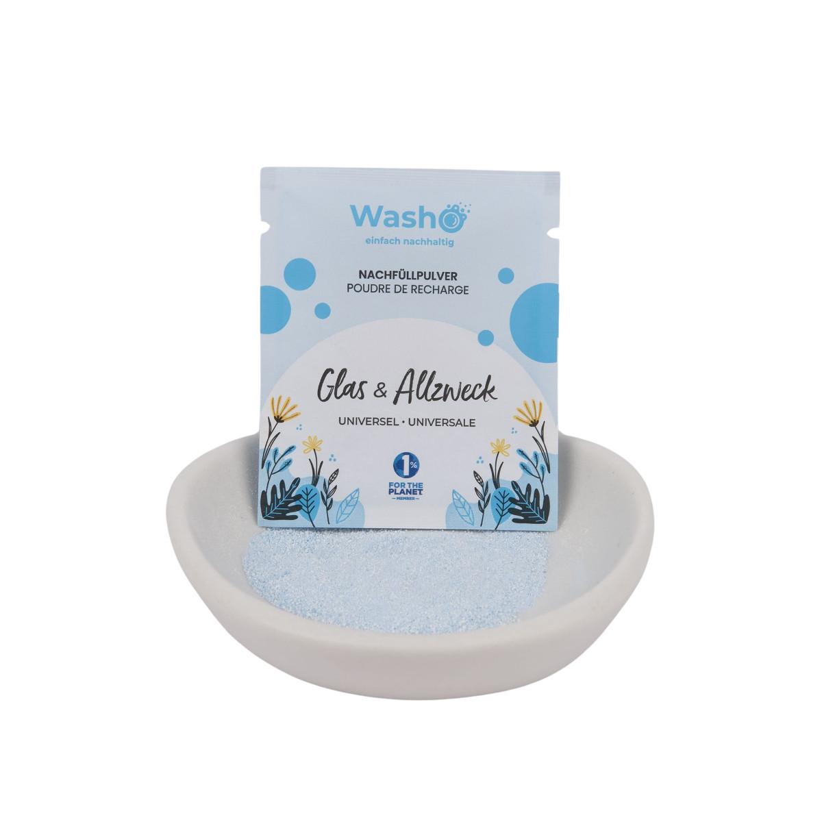 Washo Pulverset Glasreiniger  